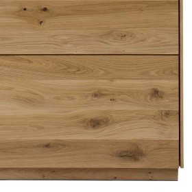 Wohnzimmer Highboard Onitos aus Wildeiche Massivholz 145 cm hoch – Ansicht 5