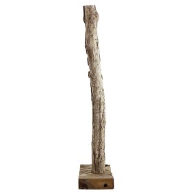 Weinflaschenhalter Koropi aus Teak Massivholz im rustikalen Landhausstil – Ansicht 4