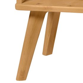 Nachtkonsole Helena aus Wildeiche Massivholz 42 cm hoch – Ansicht 4