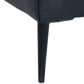 Wohnzimmer Couch Yanatada in Schwarz aus Echtleder – Ansicht 10
