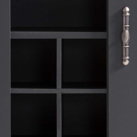 Landhausstil Highboard Saridio in Anthrazit und Wildeichefarben – Ansicht 5