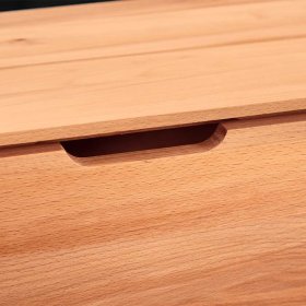 TV Tisch Stenov aus Kernbuche Massivholz 90 cm breit – Ansicht 5