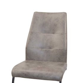 Freischwinger Viman in Grau Vintage mit Gestell aus Metall (4er Set) – Ansicht 6