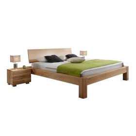 Doppelbett Silja aus Kernbuche Massivholz mit Nachtkommoden (dreiteilig) – Ansicht 2