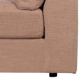 Modulsofa Abschluss Element links Oktamian aus Webstoff in Rosa – Ansicht 13
