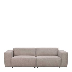 Dreisitzer Couch Beige Manaos in modernem Design 236 cm breit – Ansicht 3