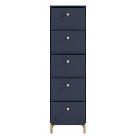Schlafzimmerset Estren in modernem Design mit Metallgriffen (sechsteilig) – Ansicht 16