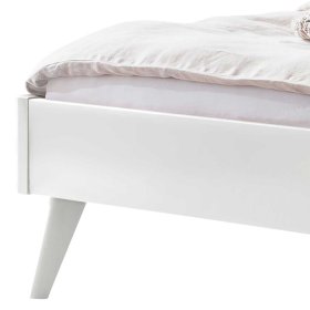 Bett modern weiß Anni 140x200 cm wahlweise mit Ablagen – Ansicht 5
