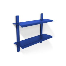 Metall Regal Bado in Blau aus Stahl – Ansicht 2