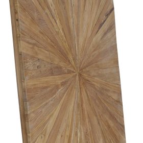 Designtisch Natural aus Teak Recyclingholz und Stahl im Industry Style – Ansicht 9