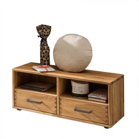 Flurbank Dulcian aus Eiche Massivholz 90 cm breit – Ansicht 1