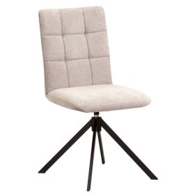 Esszimmerstuhl Tresema in Beige um 360 Grad drehbar (2er Set) – Ansicht 1