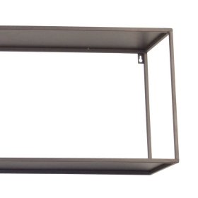 Metallregale Grau Fandango pulverbeschichtet in rechteckiger Form (zweiteilig) – Ansicht 6