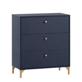 Schlafzimmerset Estren in modernem Design mit Metallgriffen (sechsteilig) – Ansicht 19