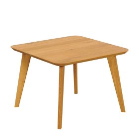 Sofatisch Purista aus Wildeiche Massivholz 65 cm breit – Ansicht 2