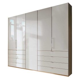 Schlafzimmer Komplett Cnutria in Beige und Eiche Bianco (vierteilig) – Ansicht 6