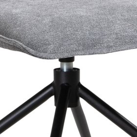 Stuhl Esszimmer Cementa um 360 Grad drehbar mit hoher Rückenlehne (2er Set) – Ansicht 5