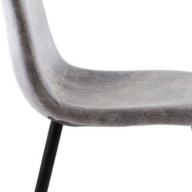 Polsterstühle Verdes in Hellgrau und Schwarz im Skandi Design (2er Set) – Ansicht 6