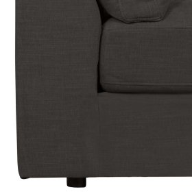 Modulsofa Abschluss Element rechts Trois in Anthrazit 93 cm breit – Ansicht 12