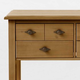 Schlafzimmermöbel Set Drobeta aus Kiefer teilmassiv im Landhausstil (zweiteilig) – Ansicht 3
