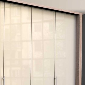 Kleiderschrank Codumenta mit acht Schubladen und Metallgriffen – Ansicht 5