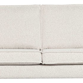 Sofa Vanillin mit zwei Sitzplätzen aus Boucle Stoff – Ansicht 5