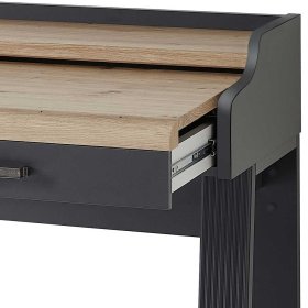 PC Schreibtisch Luoton im Landhaus Stil mit Bildschirmaufsatz – Ansicht 11