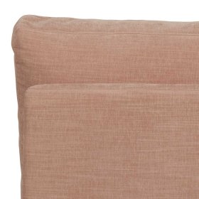Rosa Modulsofa Ecke Oktamian Rücken echt bezogen - 44 cm Sitzhöhe – Ansicht 12