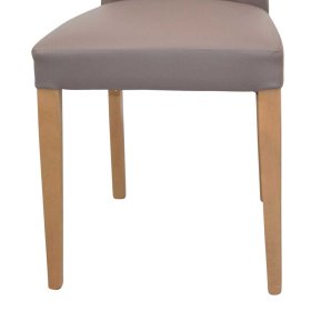 Polsterstühle Forcia in Hellbraun mit hoher Lehne (2er Set) – Ansicht 7
