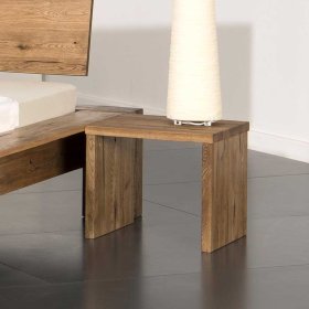 Massivholz Nachttisch Viko aus Eiche 40 cm – Ansicht 2
