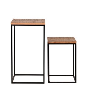 Beistelltisch Sofa Laxya zweiteilig mit Massivholzplatte (zweiteilig) – Ansicht 1