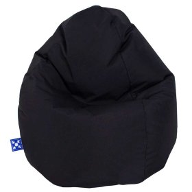 Jugend Sitzsack Balu in Schwarz aus Polyester – Ansicht 3