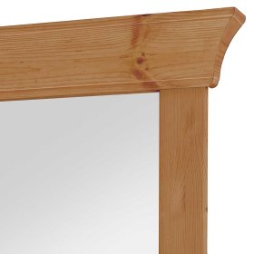 Landhaus Wandspiegel Drobeta aus Kiefer Massivholz 65 cm breit – Ansicht 3