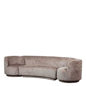 Modulsofa Vasteca aus Chenillegewebe mit vier Sitzplätzen (dreiteilig) – Ansicht 1