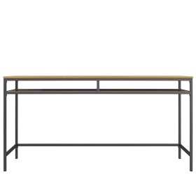 Schreibtisch Dress in Dunkelgrau und Eichefarben 153 cm breit – Ansicht 4