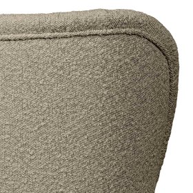 Boucle Sessel Merkur in Beige mit Vierfußgestell aus Metall – Ansicht 8