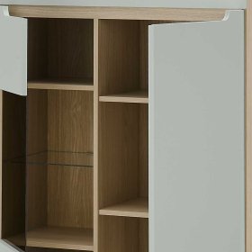 Wohnwand Casmas im Skandi Design in Mintgrün (vierteilig) – Ansicht 13