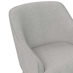 Design Polstersessel Langoona in Hellgrau 70 cm breit – Ansicht 7