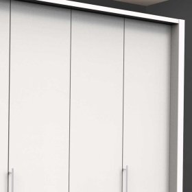 3 türiger Kleiderschrank Emiliano in Weiß Made in Germany – Ansicht 5