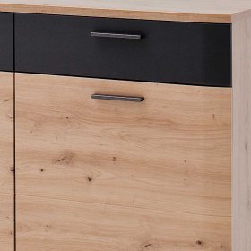 Sideboard Lucisa in Eiche Optik und Anthrazit 180 cm breit – Ansicht 5