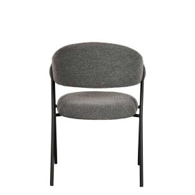 Esszimmerstuhl Mauritius aus Boucle mit Armlehnen (2er Set) – Ansicht 4
