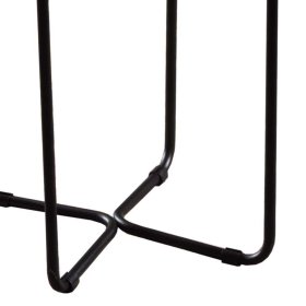 Wohnzimmer Tisch Surie mit Glasplatte in Marmor Optik und Bügelgestell – Ansicht 4