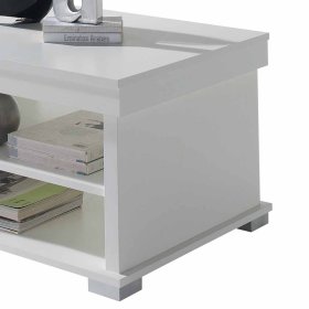 Couchtisch Neago in Weiß mit Klappmechanik – Ansicht 4