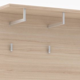 Garderobe Daniele für die Wandmontage in Eichefarben – Ansicht 5