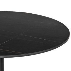 Beistelltisch Set Sofa Thivios in Schwarz aus Keramik und Metall (zweiteilig) – Ansicht 7