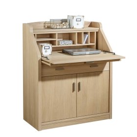 Schreibsekretär Liseola mit Eiche furniert Made in Germany – Ansicht 4