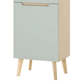 Wohnwand Casmas im Skandi Design in Mintgrün (vierteilig) – Ansicht 7