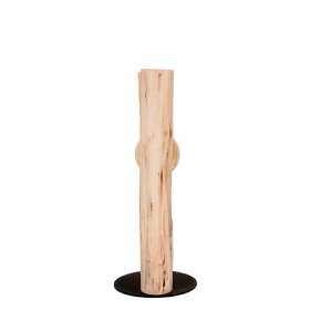 Tischlampe Morvon aus Mangobaum Massivholz handgearbeitet – Ansicht 5