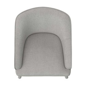 Design Polstersessel Langoona in Hellgrau 70 cm breit – Ansicht 6