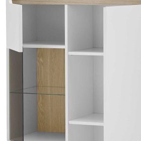 Design Wohnwand Jasturian im Skandi Stil mit Vierfußgestellen (vierteilig) – Ansicht 17